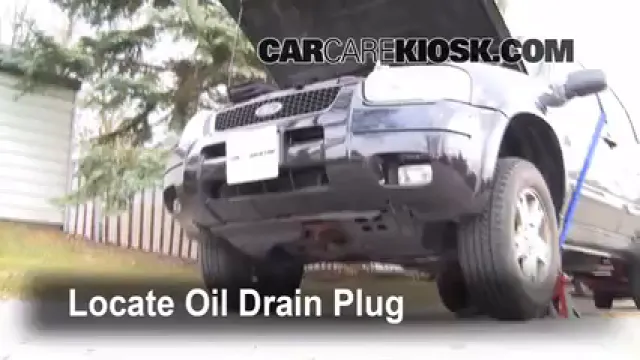 2004 Ford Escape Limited 3.0L V6 Oil Change Oil and Oil Filter